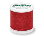 Spule Madeira Metallic Sparkling Stickgarn in Rot, Farbcode 015